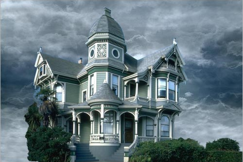 使用Photoshop把豪华别墅打造成阴森恐怖的鬼屋效果